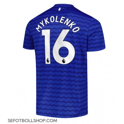 Billiga Everton Vitaliy Mykolenko #16 Hemma fotbollskläder 2025-26 Kortärmad Billiga Everton Vitaliy Mykolenko #16 Hemma fotbollskläder 2025-26 Kortärmad
